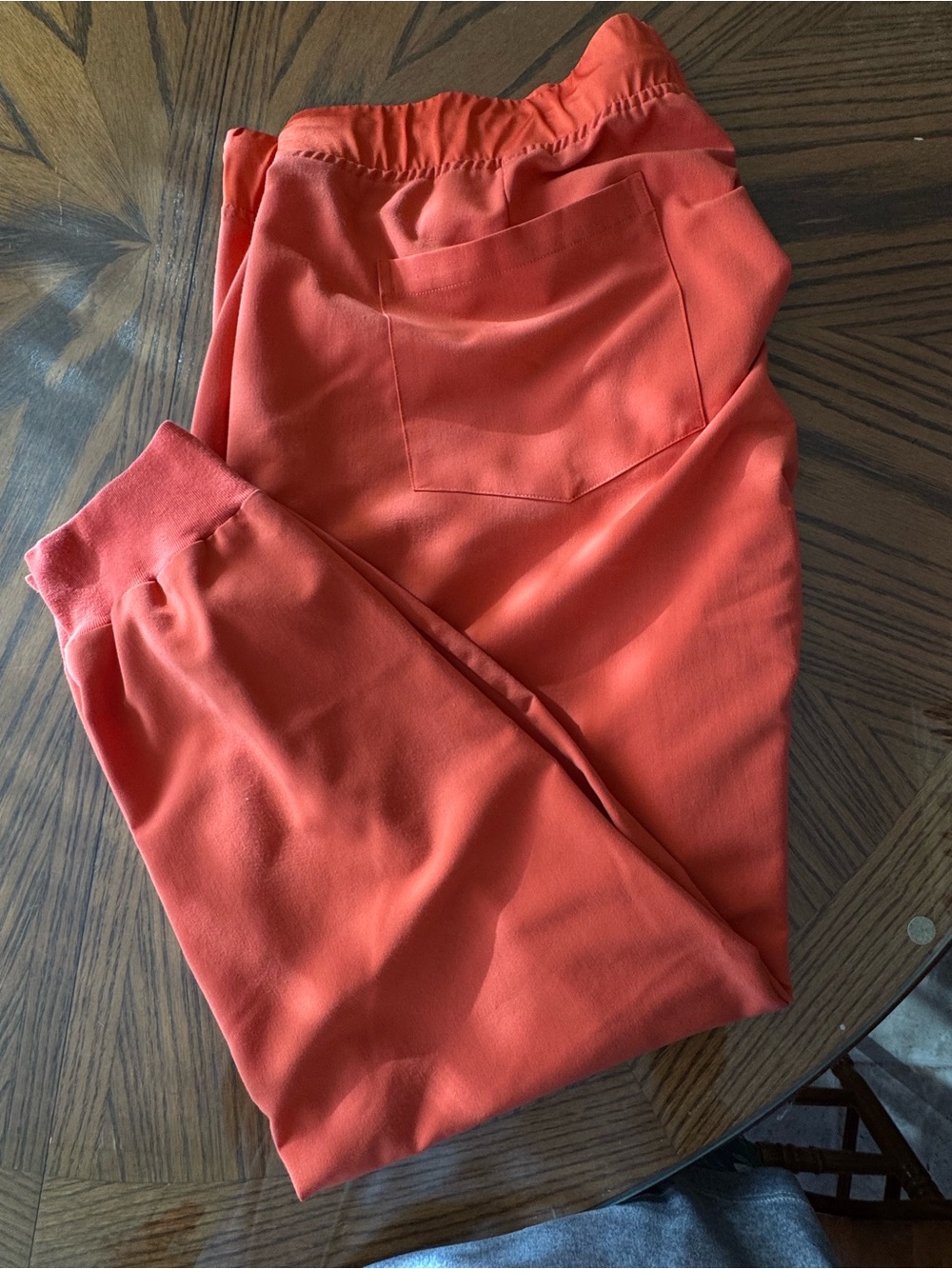 Women’s Elastic Waist Casual Jogger Pants in Coral
